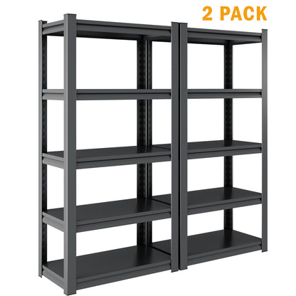 Adjustable Metal Shelving Storage Solution