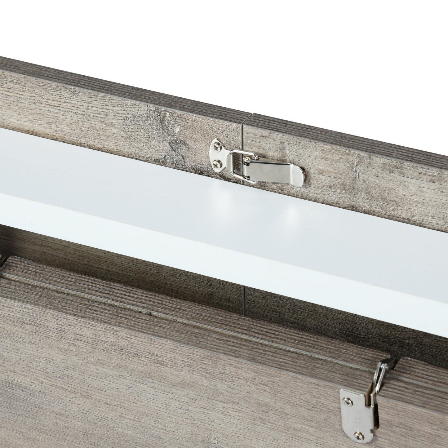 Elegant Extendable Grey Dining Table