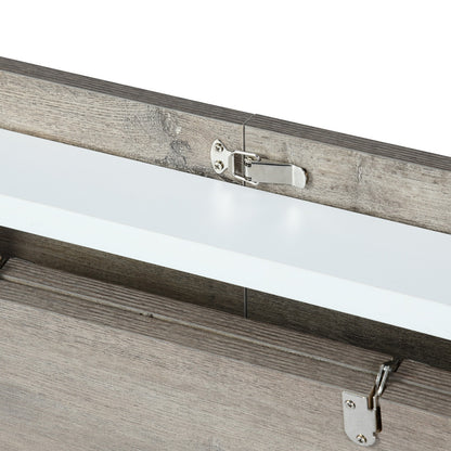 Elegant Extendable Grey Dining Table