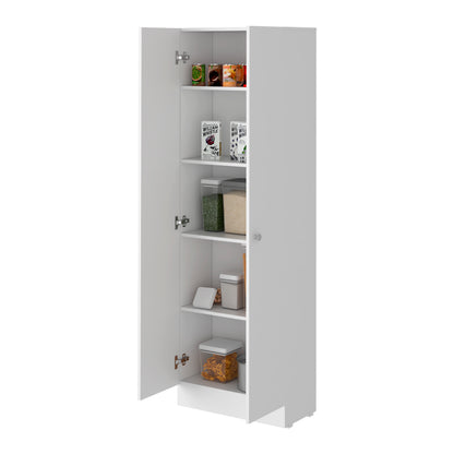 Greyson Tall Storage Cabinet - White