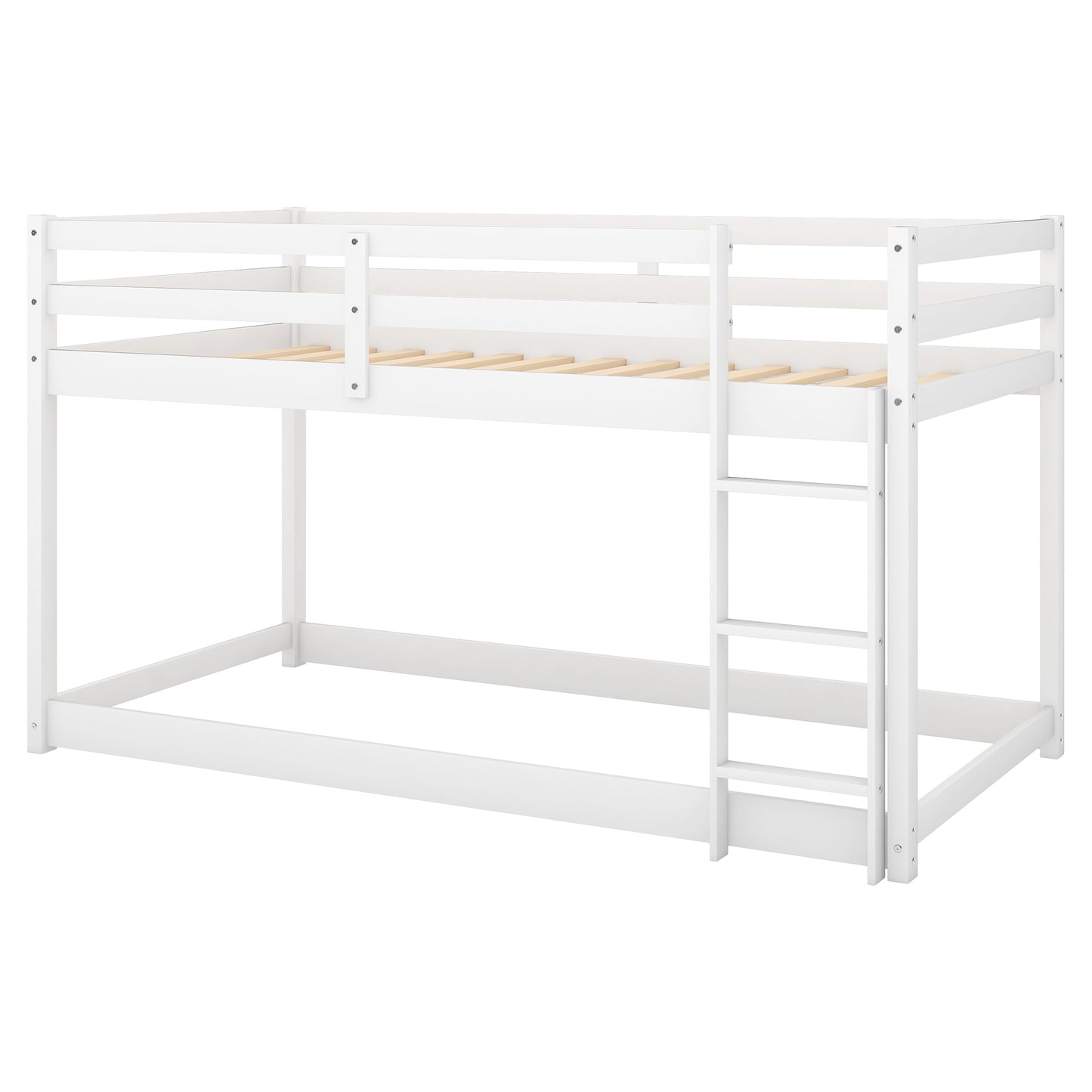 Cloud Haven Twin Bunk Bed - White