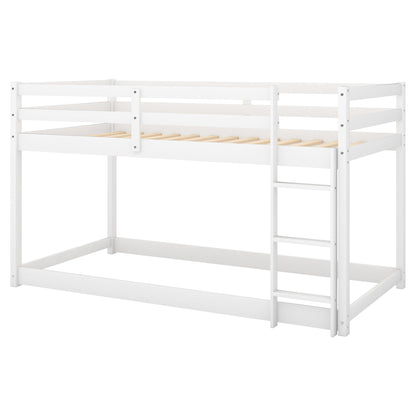 Cloud Haven Twin Bunk Bed - White