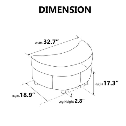 Moonlight Storage Ottoman