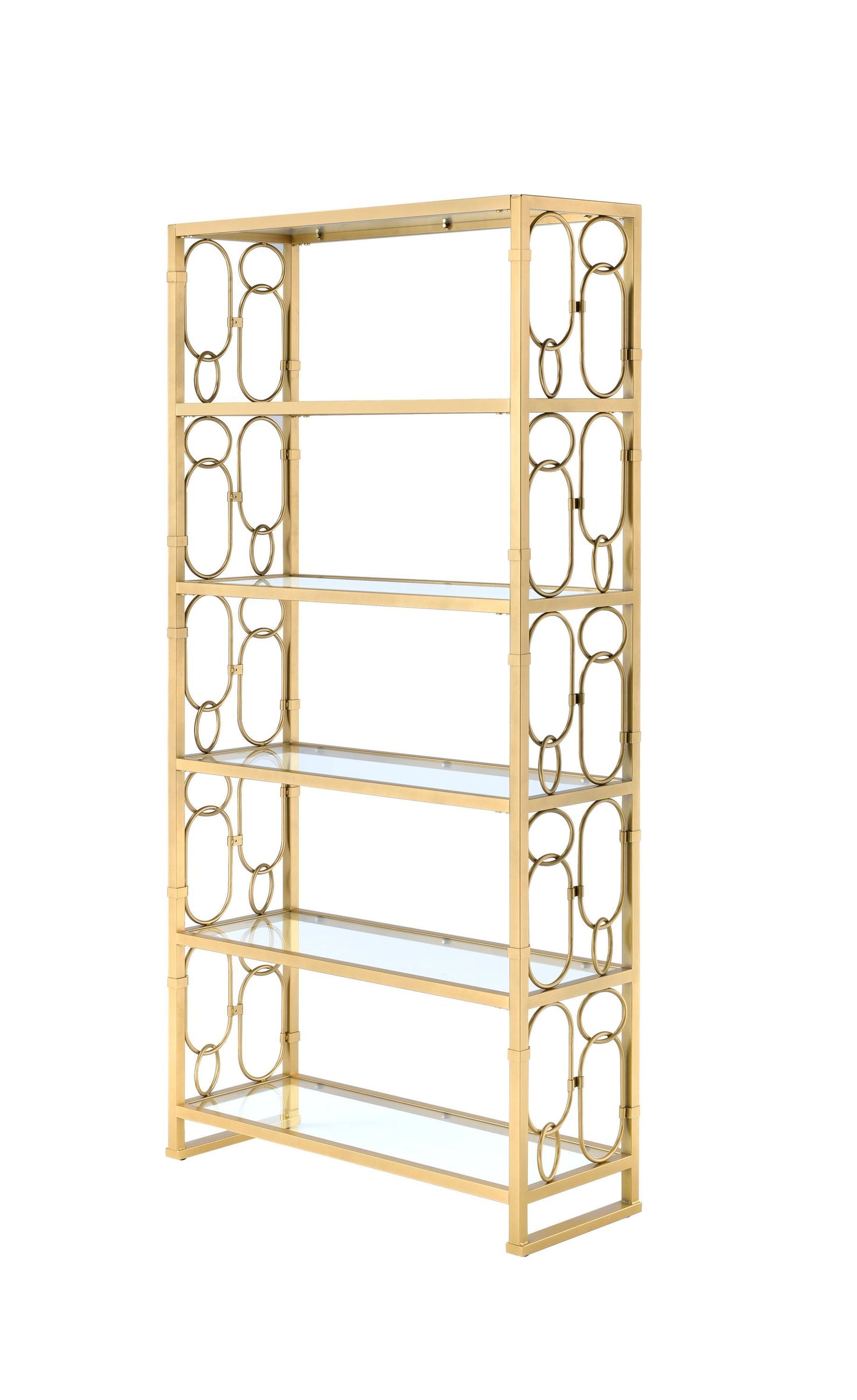Milavera Glass Bookshelf