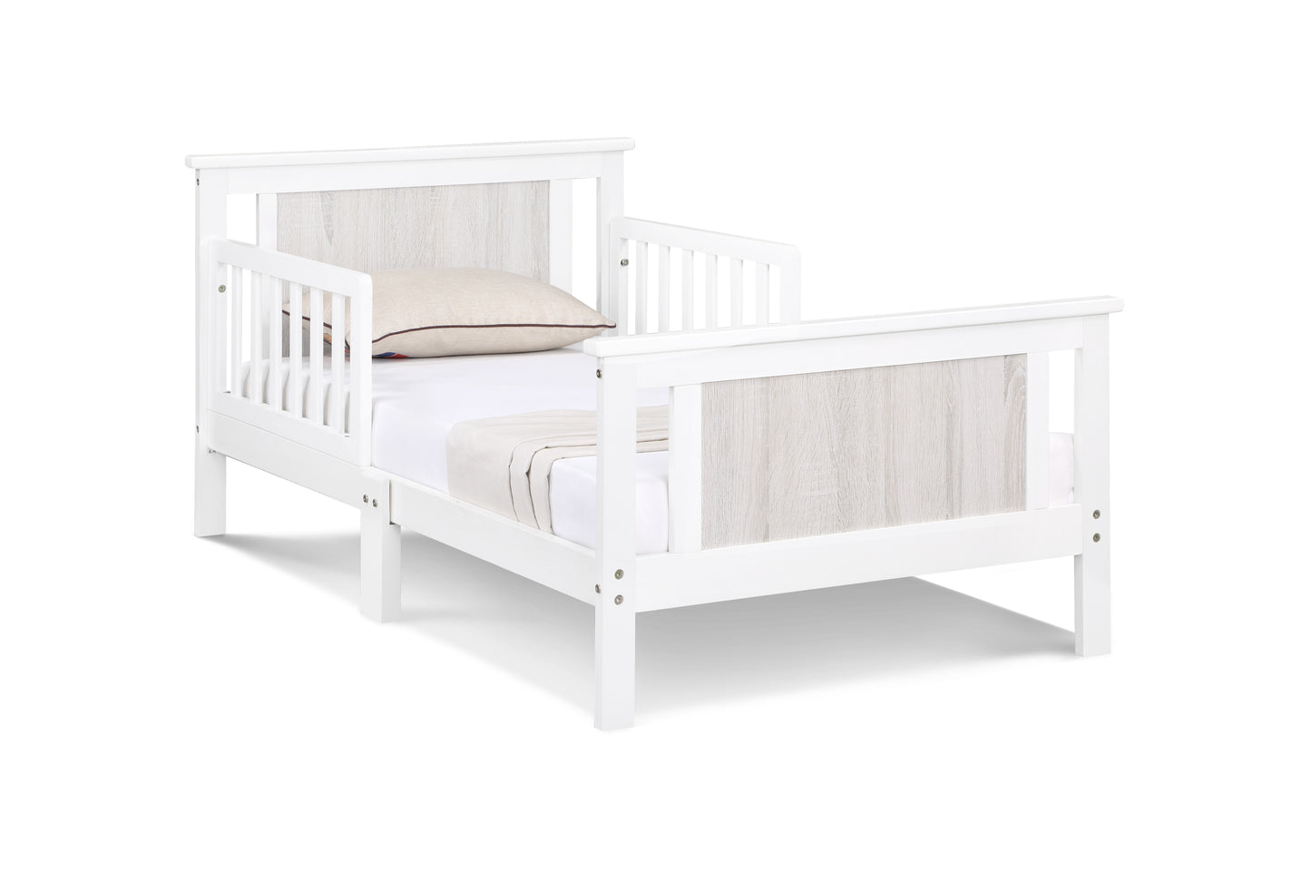 Connelly Reversible Panel Toddler Bed - White
