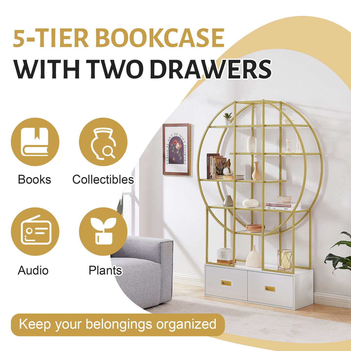 Golden Circle Office Organizer