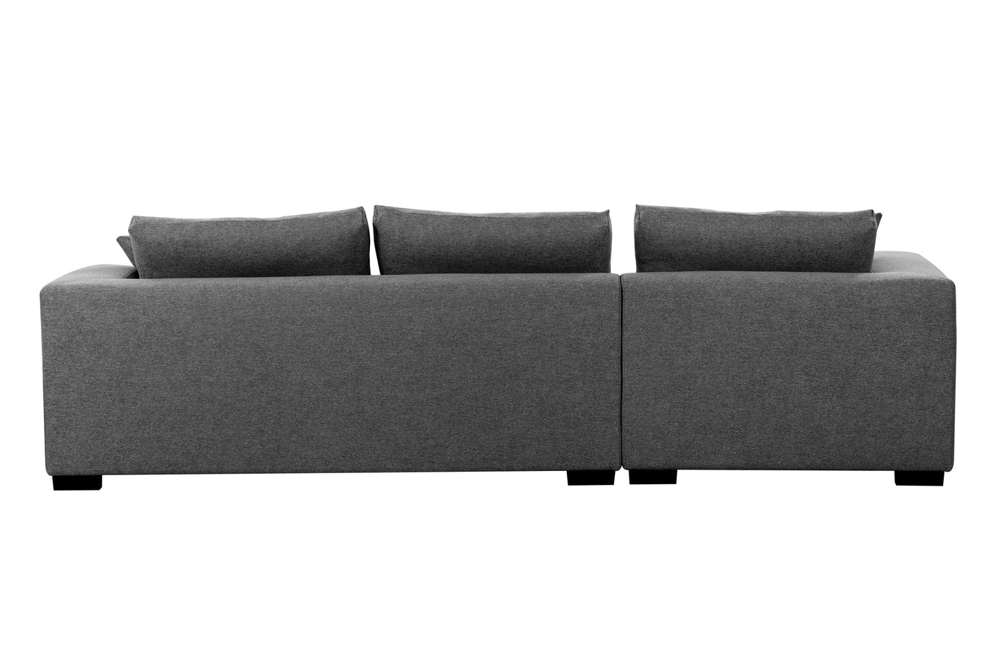 Elegant Comfort 3-Seat L-Shape Sectional Sofa Set
