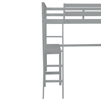 Gray Haven Loft Bed