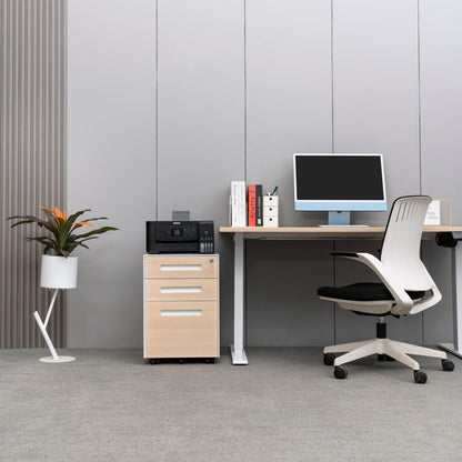 Compact 3 Drawer Mobile File Cabinet - Chery