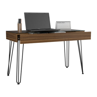 Mahogany One Drawer Desk