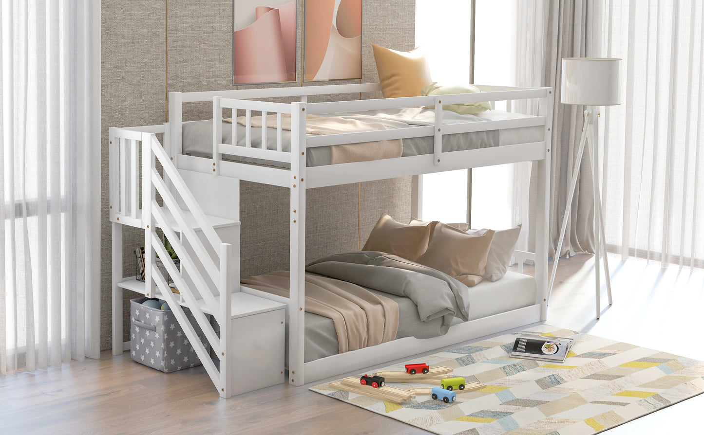 Cloud Haven Twin Loft Bed - White