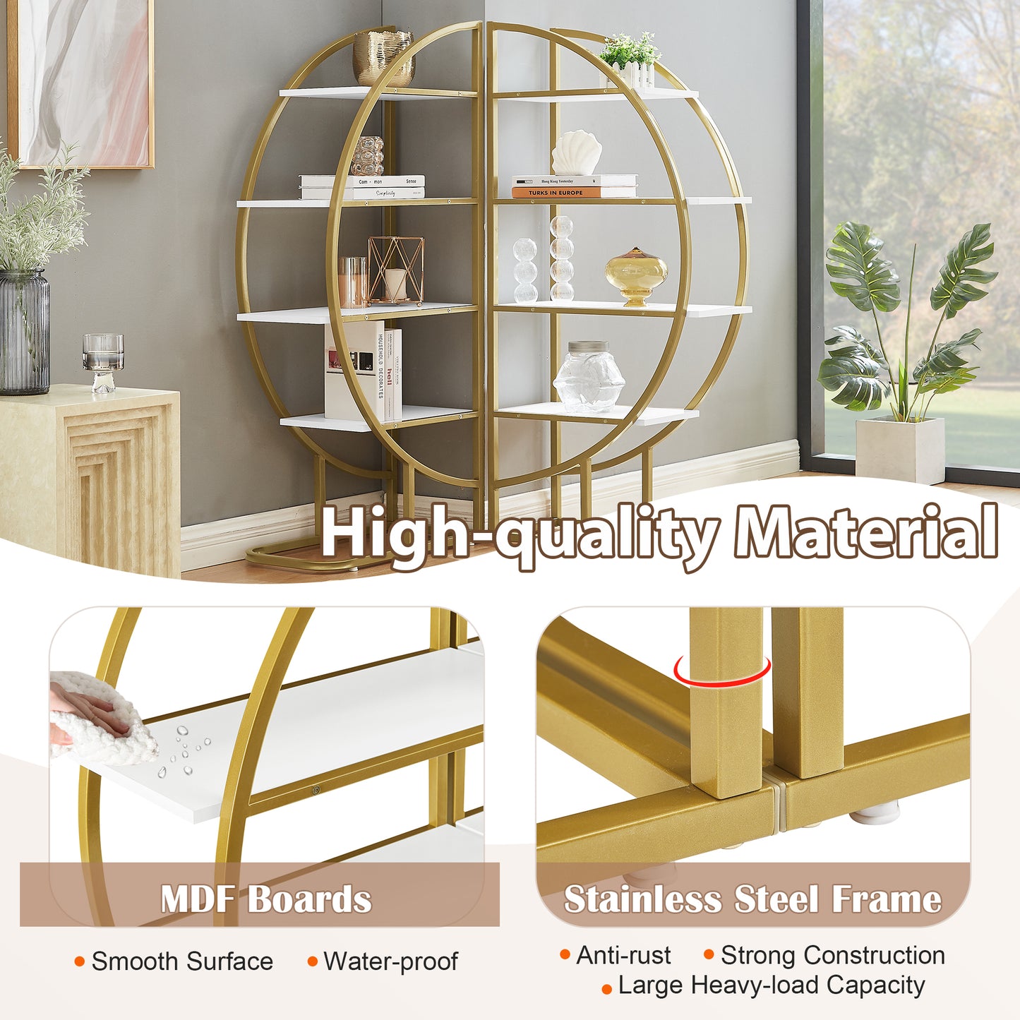 Golden Circle Bookshelf