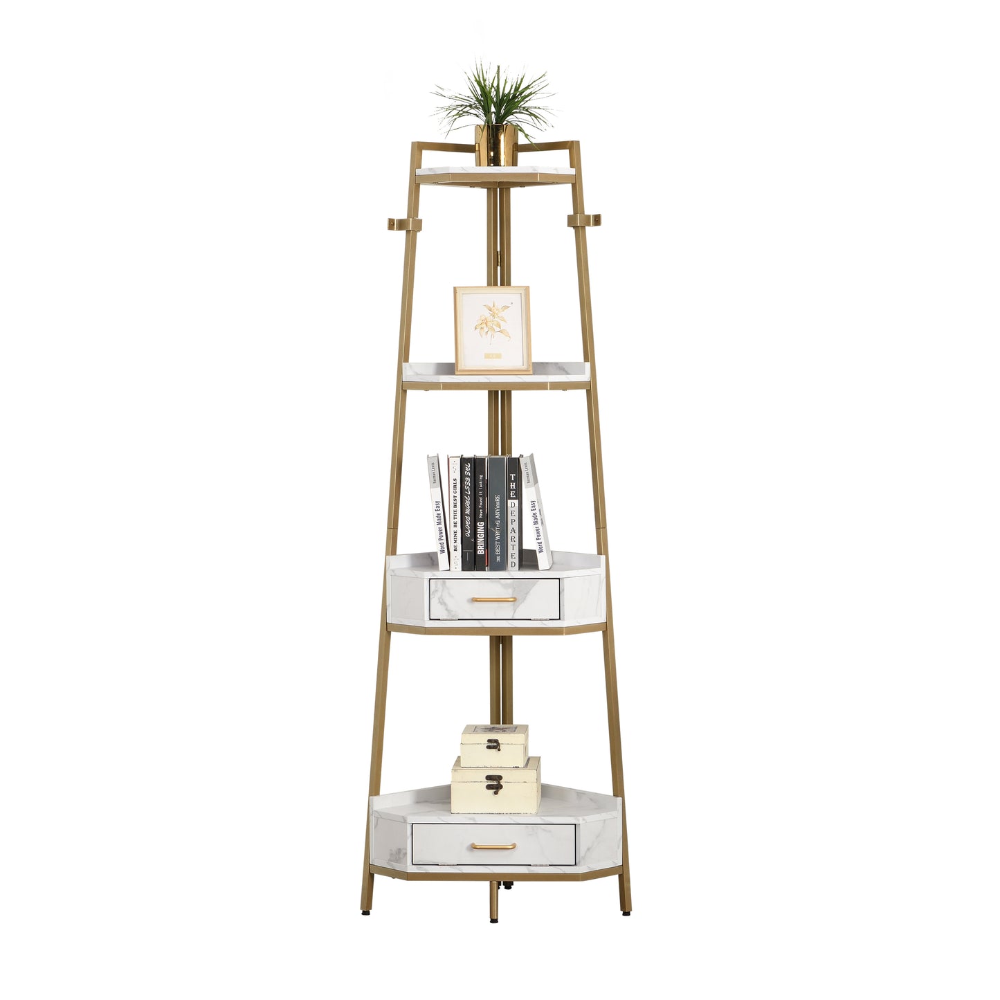 Corner Max Shelf - Gold