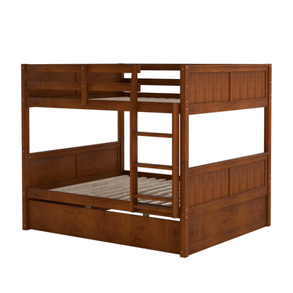 Walnut Dreamland Bunk Bed with Twin Trundle