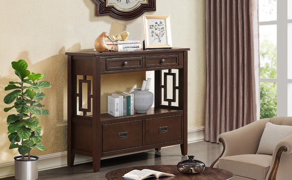 Rustic Charm Console Table