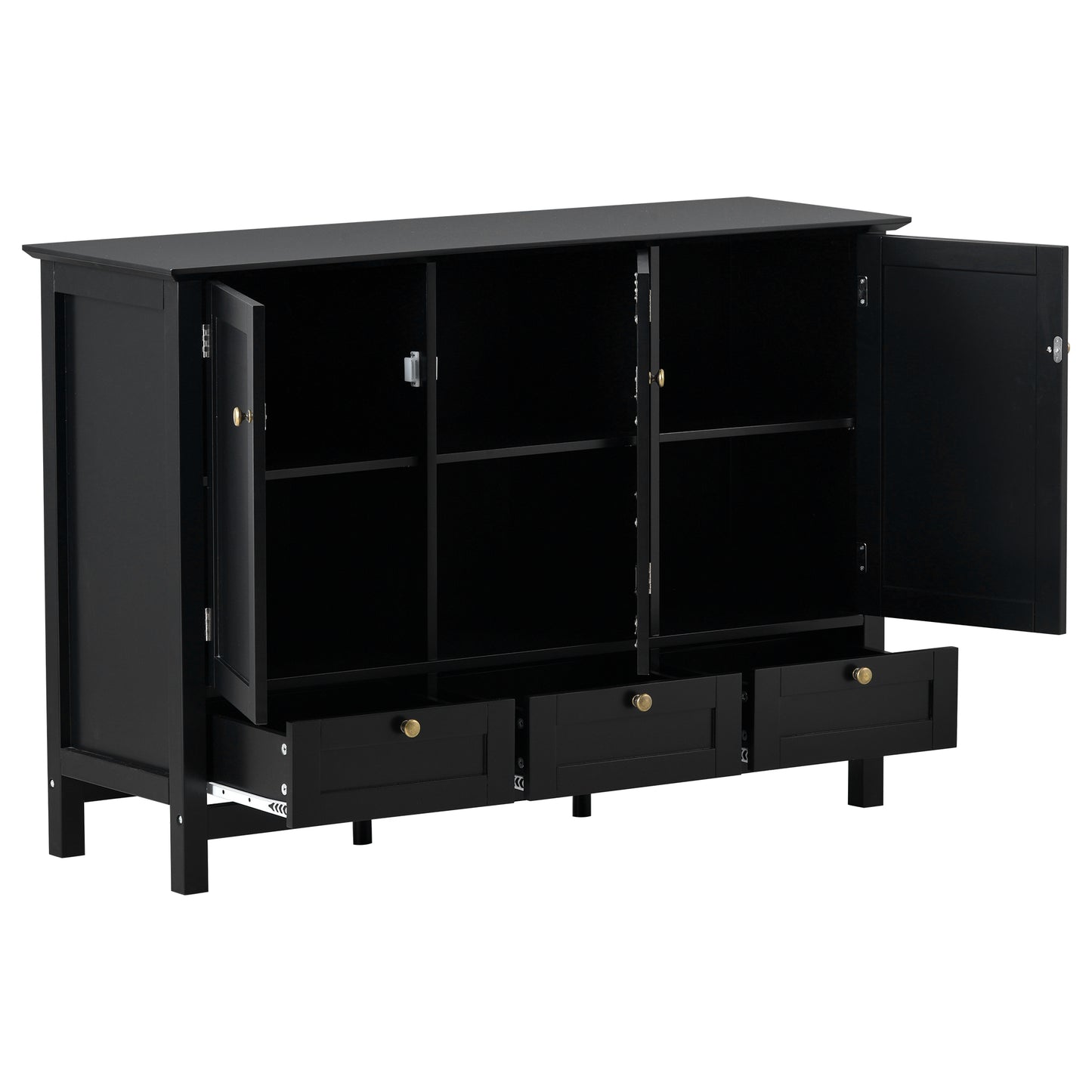 Elegant Living Console - 44.9'' Accent Cabinet with Doors and Drawers