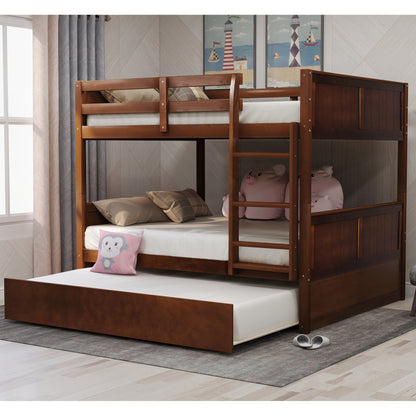 Walnut Dreamland Bunk Bed with Twin Trundle