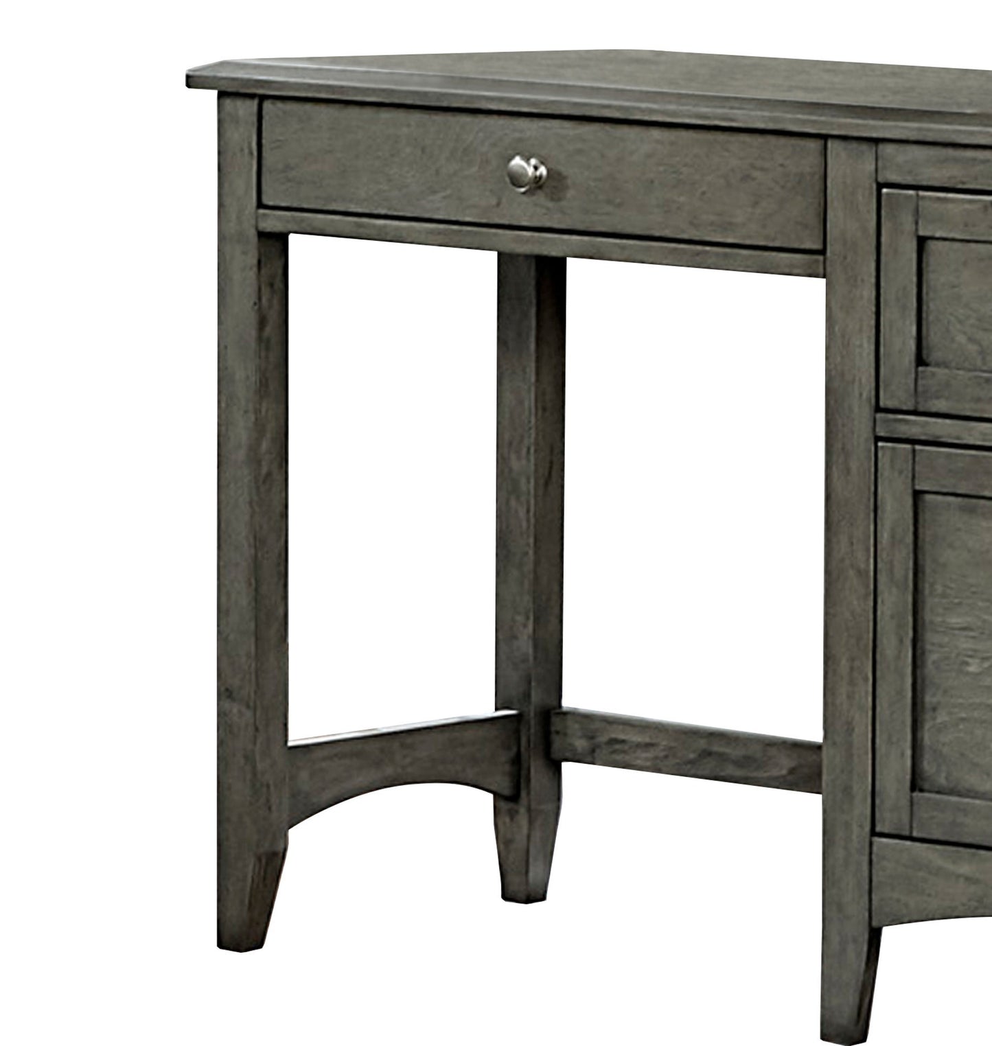 Transitional Styled Writing Desk - Grey