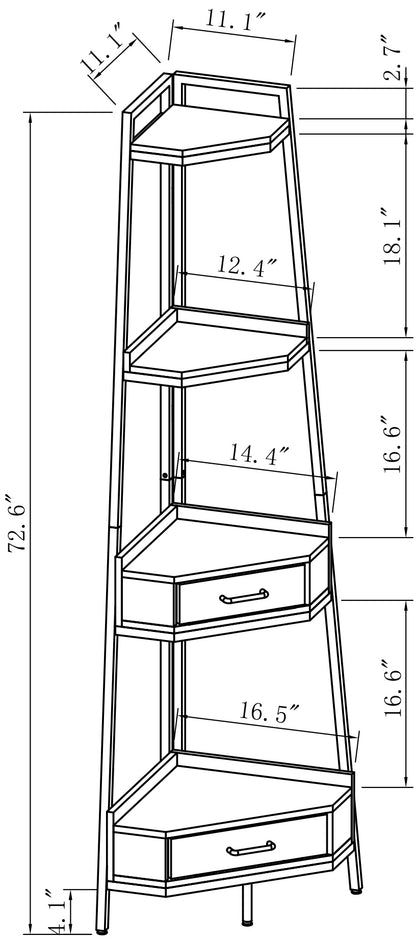 Corner Max Shelf - Gold