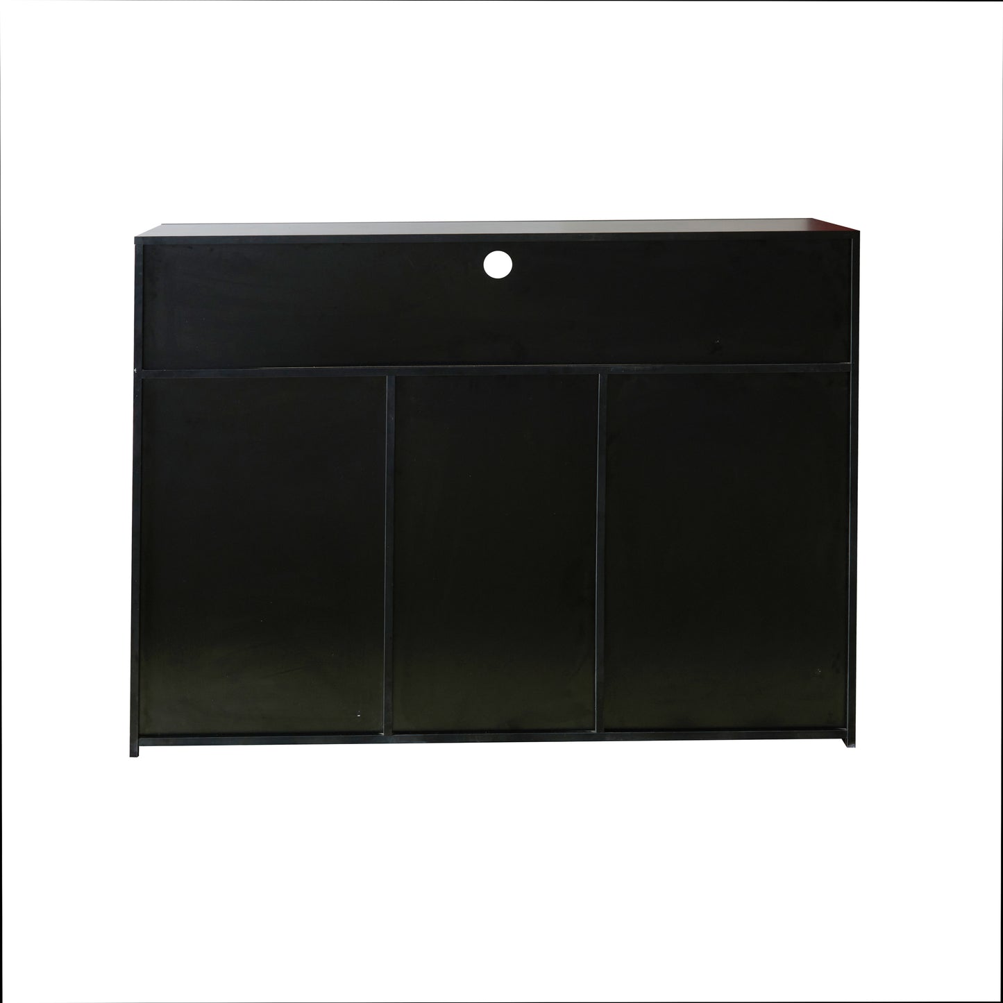 Glossy Glow Sideboard: Modern Storage Cabinet with LED Light