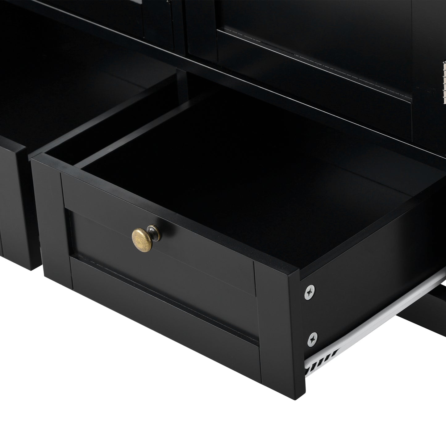 Elegant Living Console - 44.9'' Accent Cabinet with Doors and Drawers