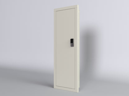 In Wall Gun Safe Keypad Entry - White