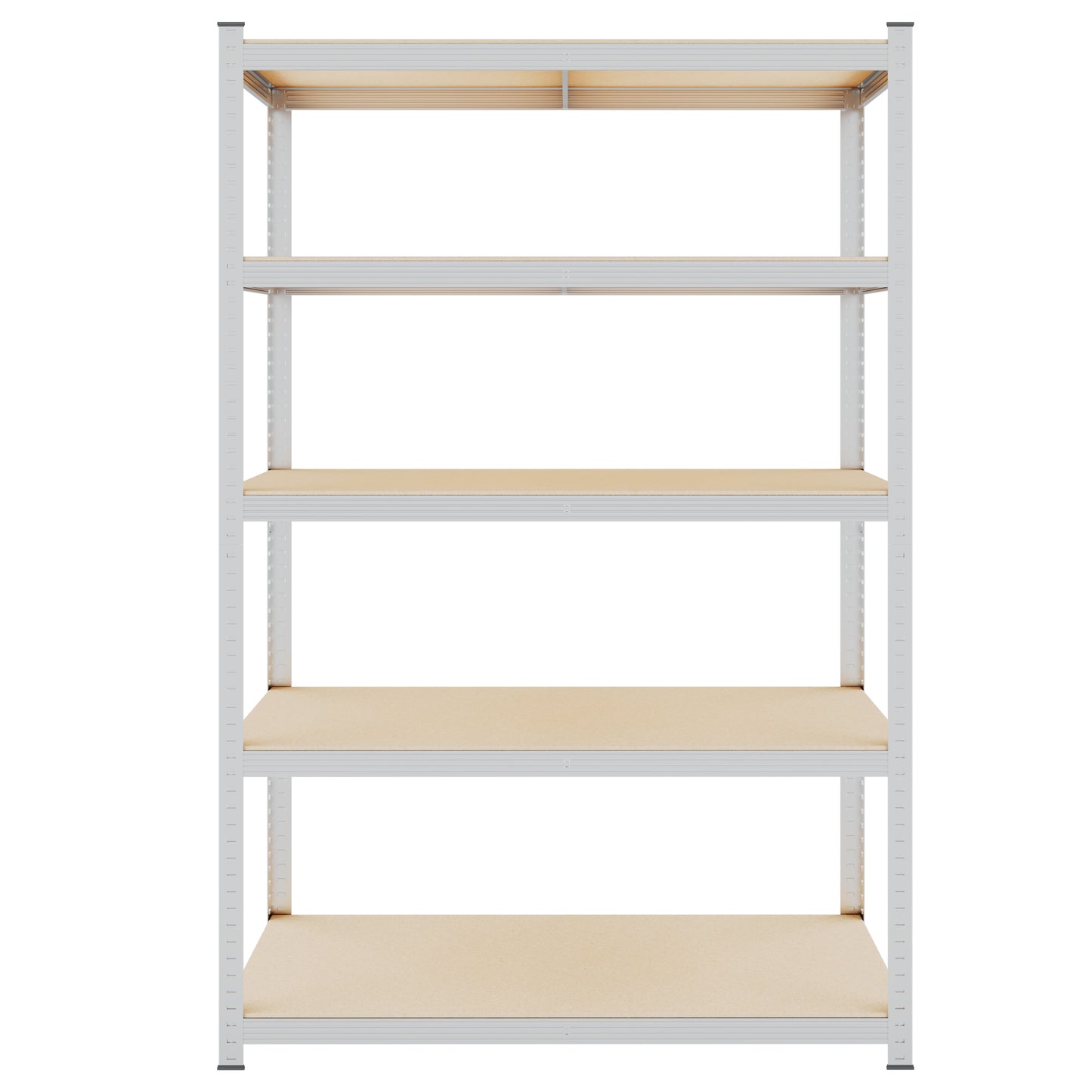 Silver Max Storage 5-Tier Utility Shelves - L