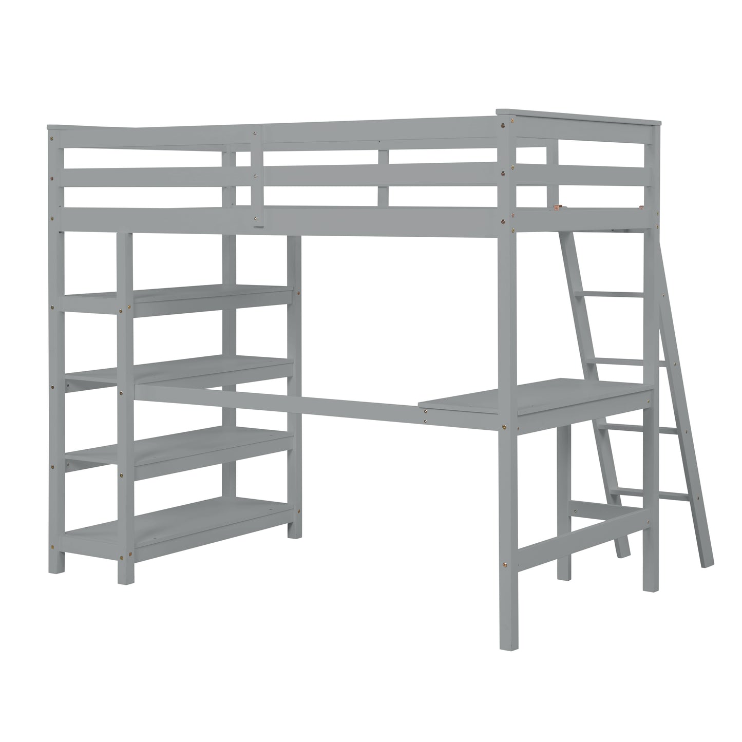 Gray Haven Loft Bed