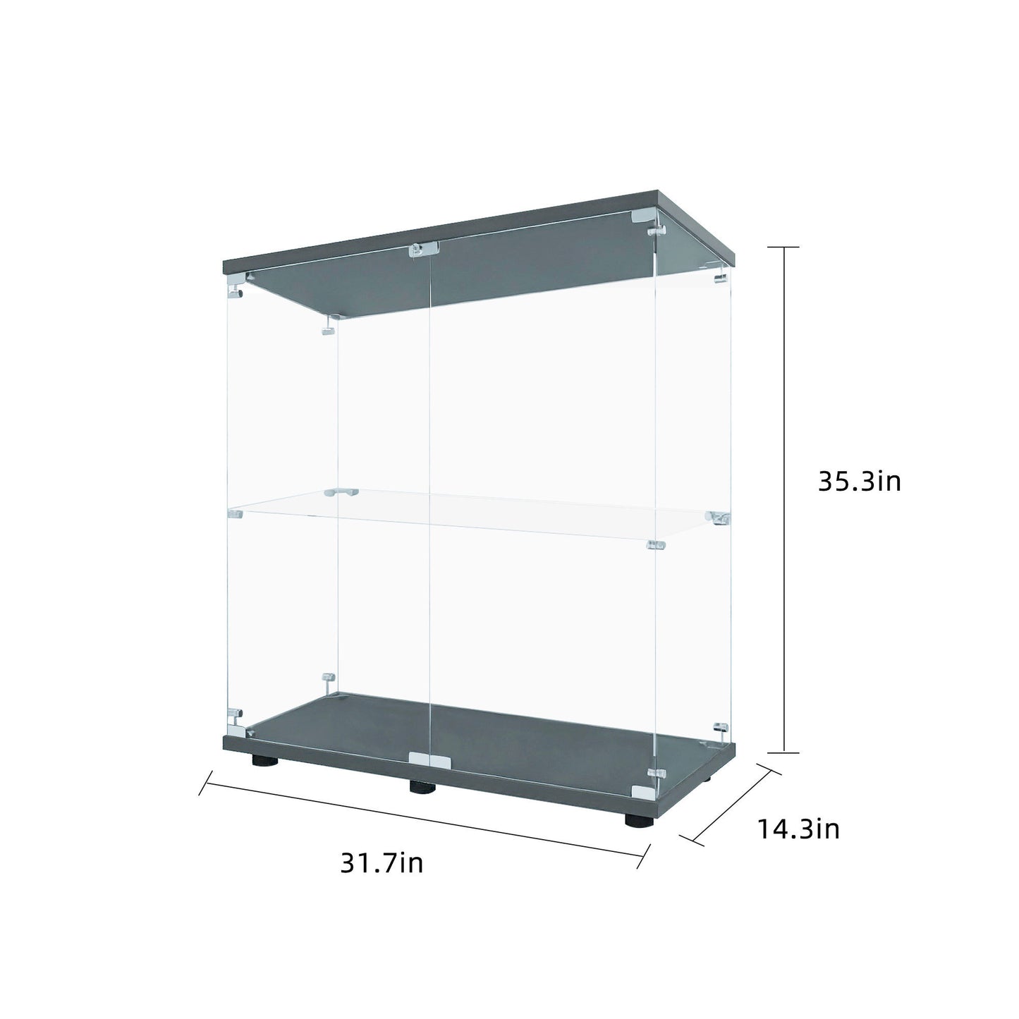 Glimmer Glass Display Cabinet Showcase