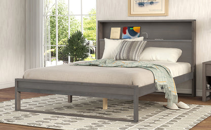 ElegantRest Queen Platform Bed