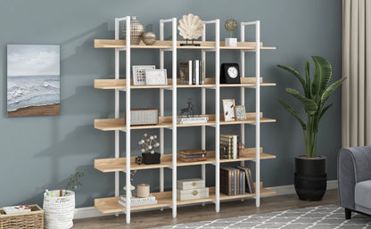 Vintage Industrial Style Shelf - Oak