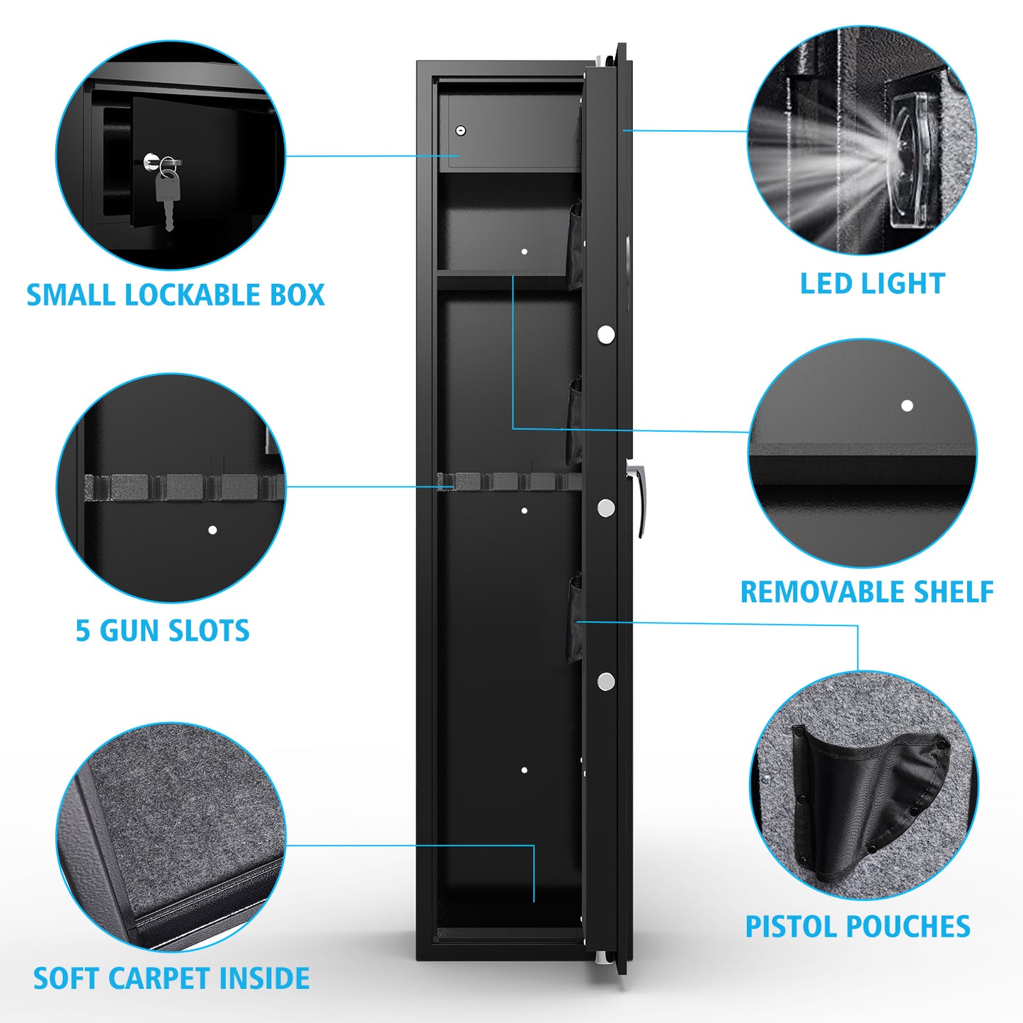 Quick Access Fingerprint Gun Safe