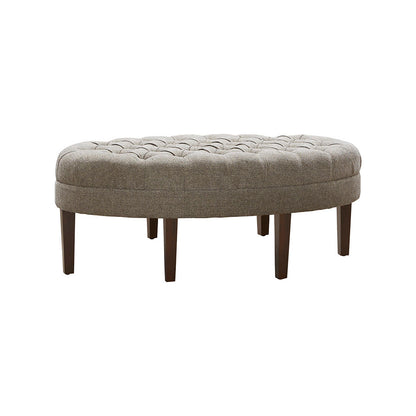 Surfboard Tufted Ottoman - Beige
