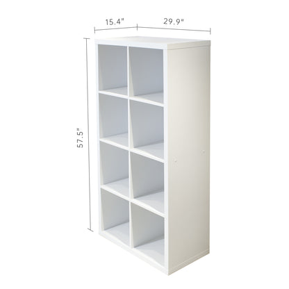 Smart Cube Book Shleves Organizer - White