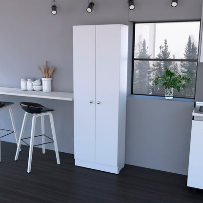 Greyson Tall Storage Cabinet - White