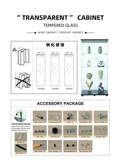 Pure Elegance Display Cabinet