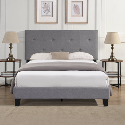 Elegant Upholstered Platform Bed