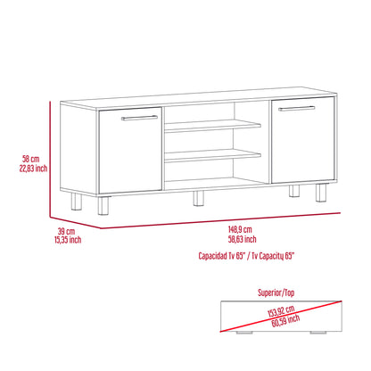 Elegant Espresso TV Console