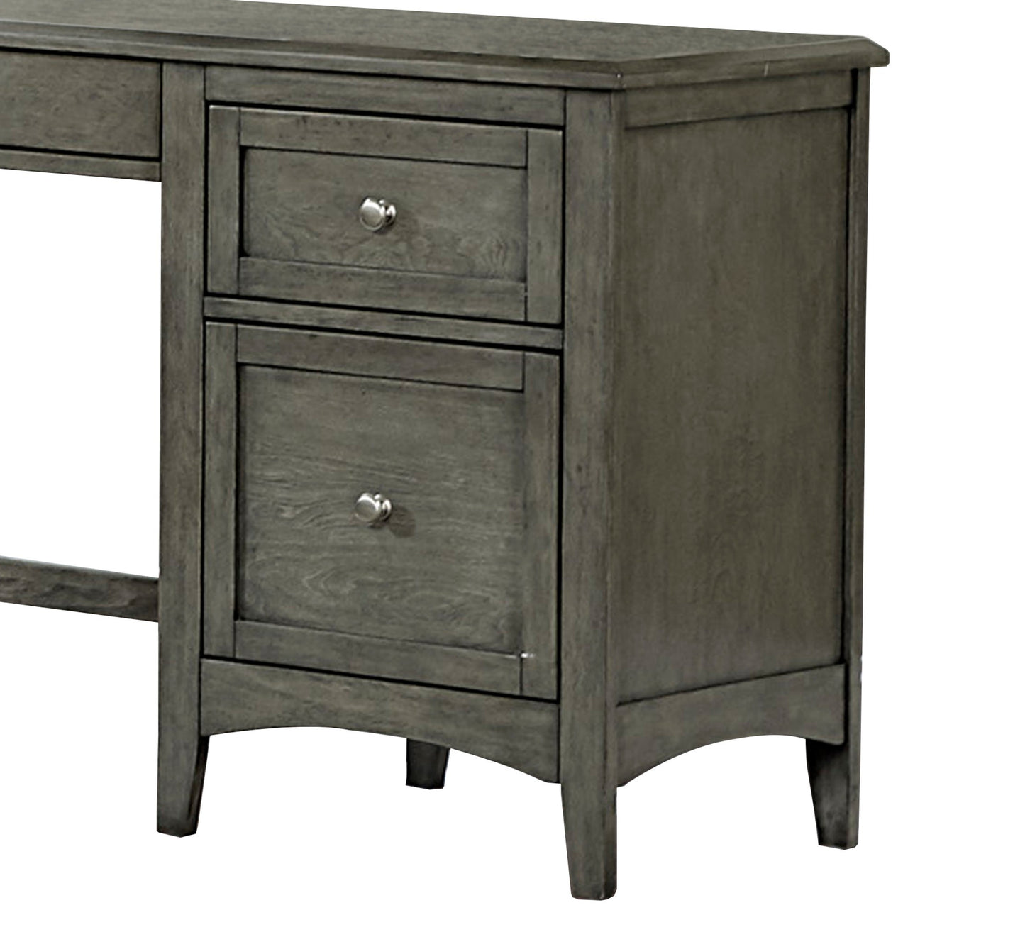 Transitional Styled Writing Desk - Grey