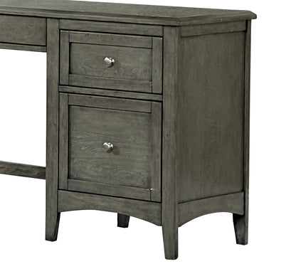 Transitional Styled Writing Desk - Grey