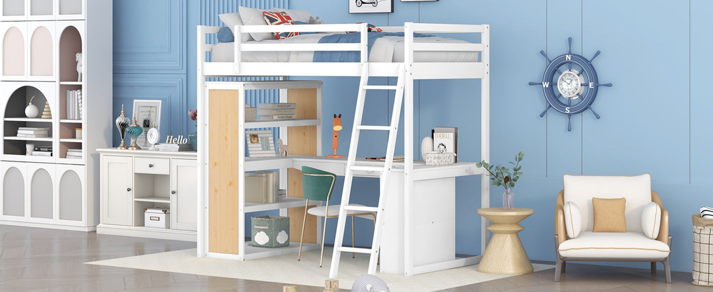Galactic Twin Loft Bed