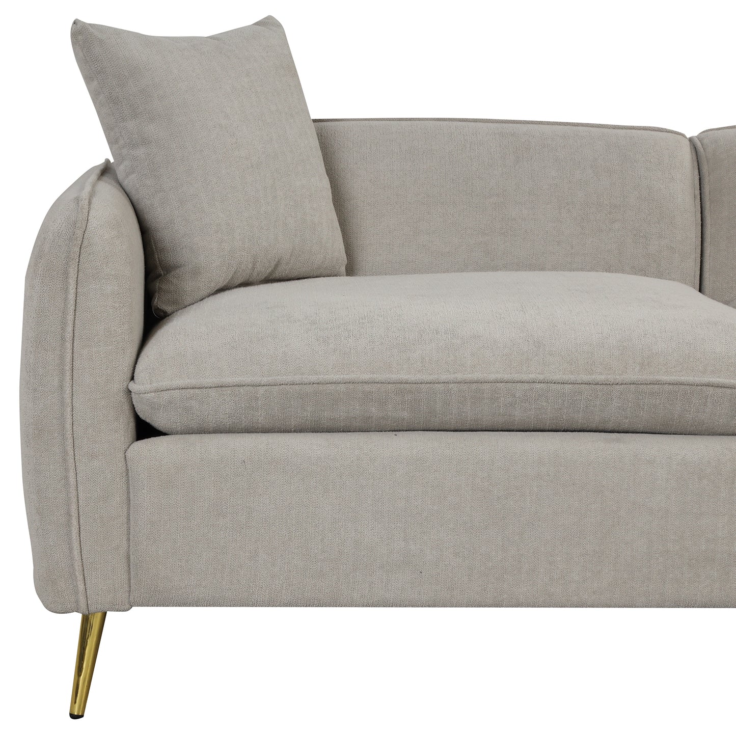 Elegant Comfort Velvet Sofa Set