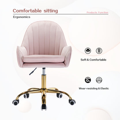 Glamourous Pink Velvet Chair