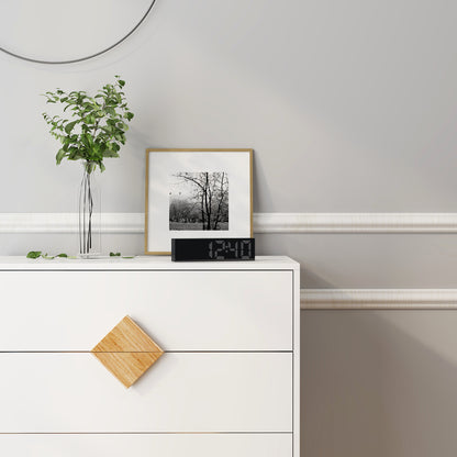 Elegant Oakwood Square Dresser