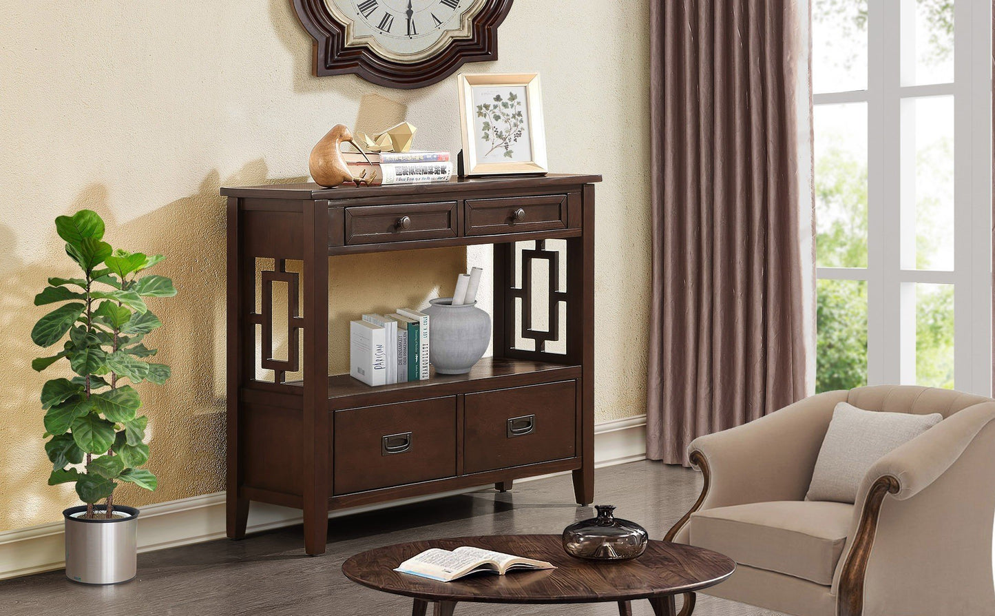Rustic Charm Console Table