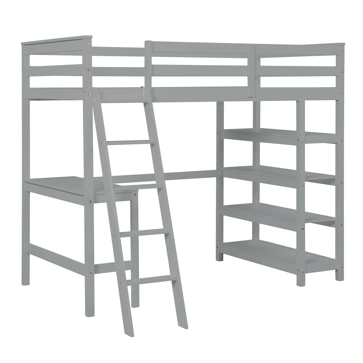 Gray Haven Loft Bed