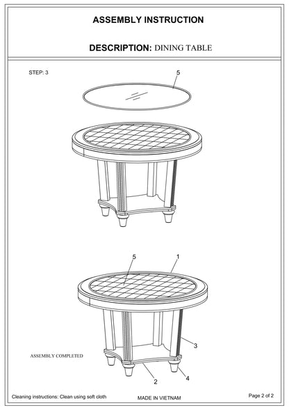 Elegant Heritage Dining Set