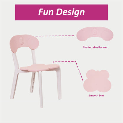 Kids Table and Chair Set - Pink