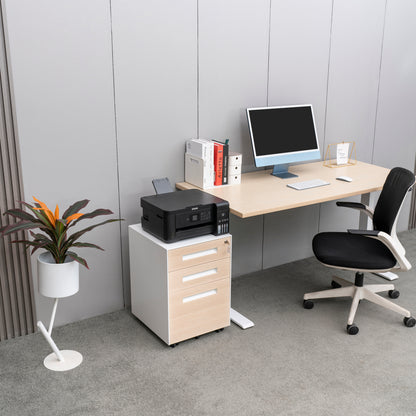 Compact 3 Drawer Mobile File Cabinet - Chery