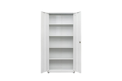 Space Max Storage Cabinet - White